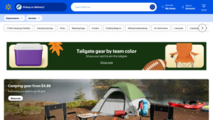 Walmart - Camping Gear