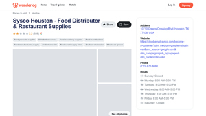 Sysco Houston - Food Distribution Services
