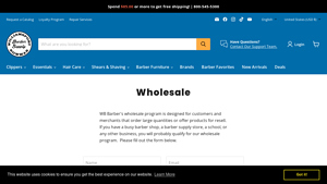 WB Barber - Wholesale Supply Program