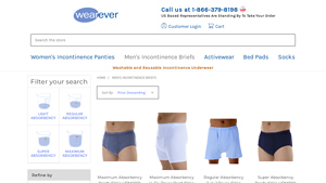 Wearever - Incontinence Briefs for Men