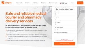 Senpex - Medical Courier Services