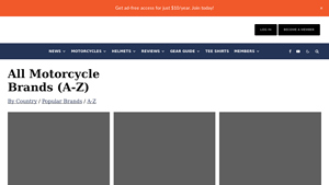 Motorcycle Brands - Key Models