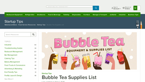 WebstaurantStore - Bubble Tea Machines
