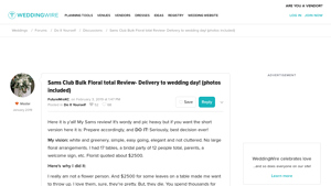 Sams Club - Bulk Floral Review