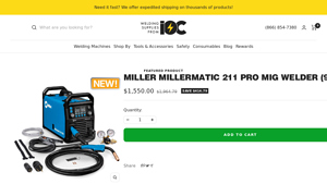 Miller - Millermatic 211 PRO MIG Welder