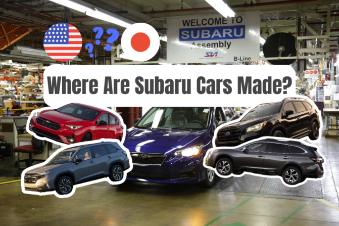 A stock image illustrating who manufactures the subaru concepts