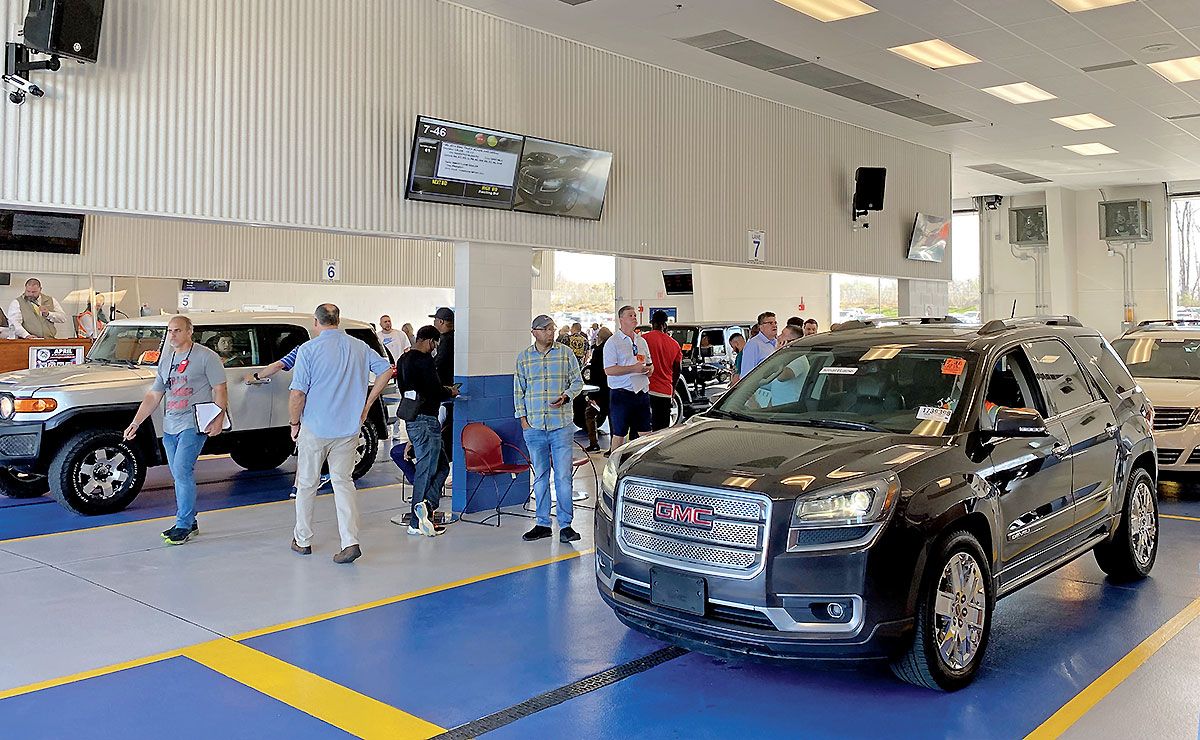 A stock image illustrating wholesale auto auctions concepts