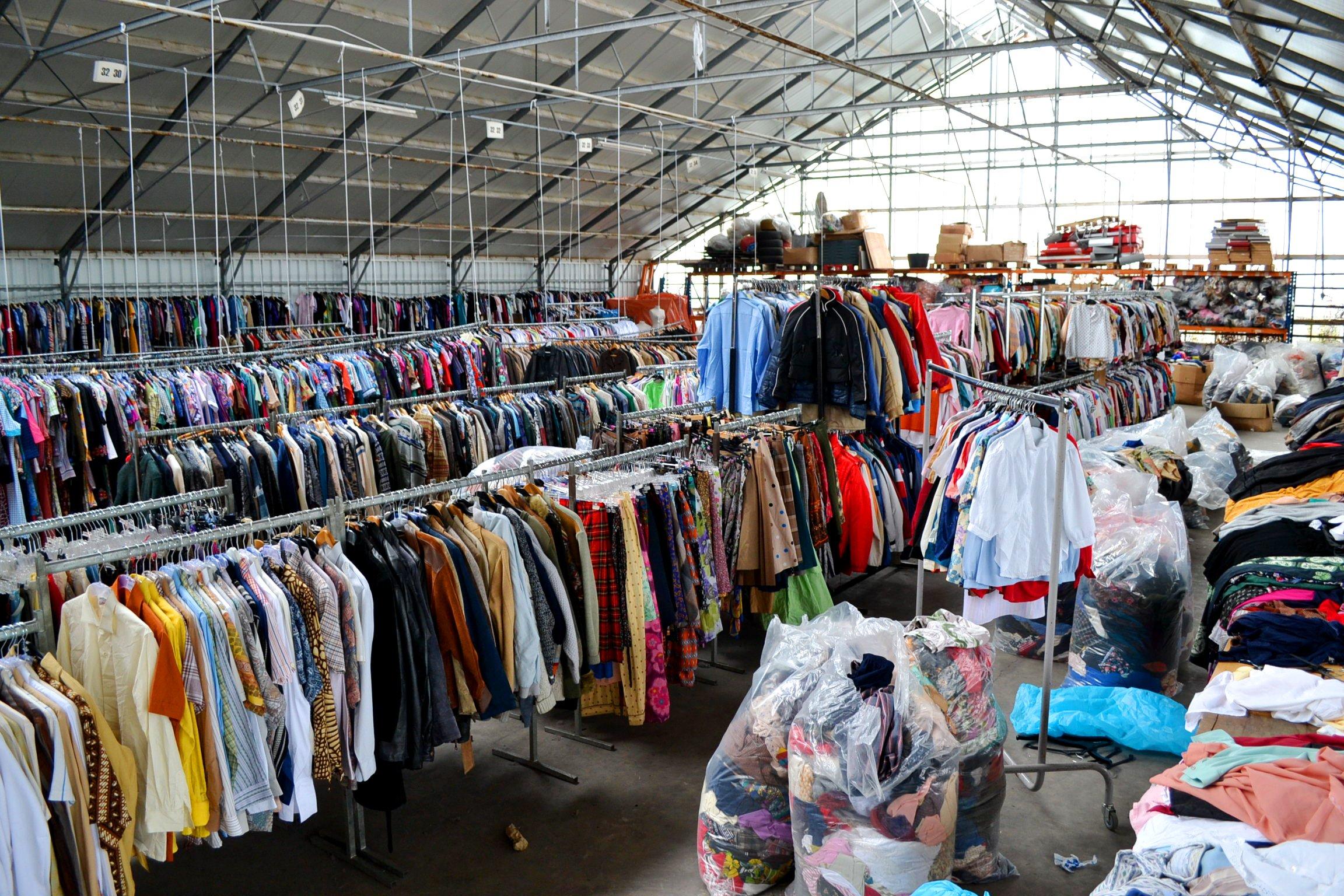 A stock image illustrating wholesale clothes vendors concepts