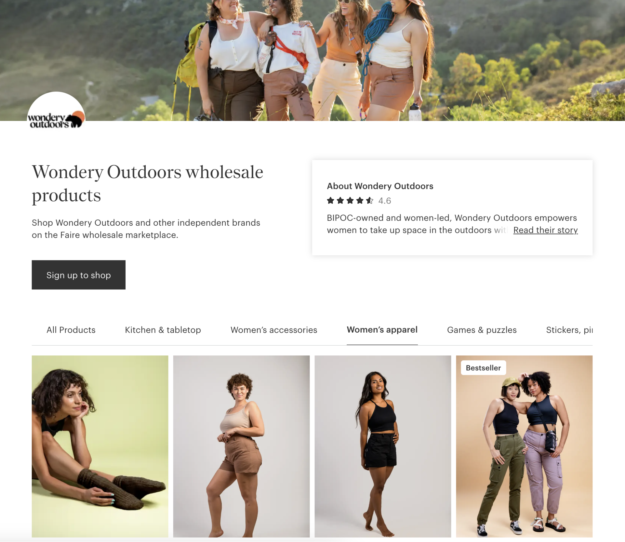 A stock image illustrating wholesale clothing websites concepts