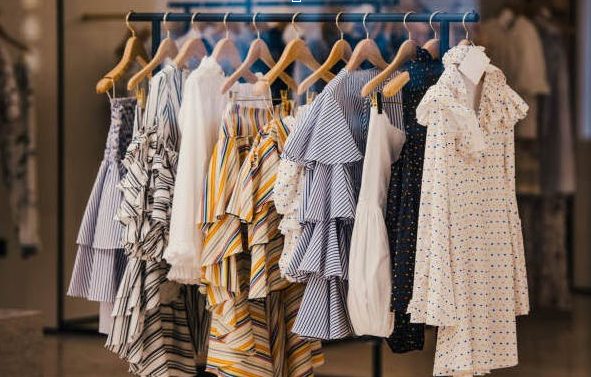 A stock image illustrating wholesale clothing websites concepts