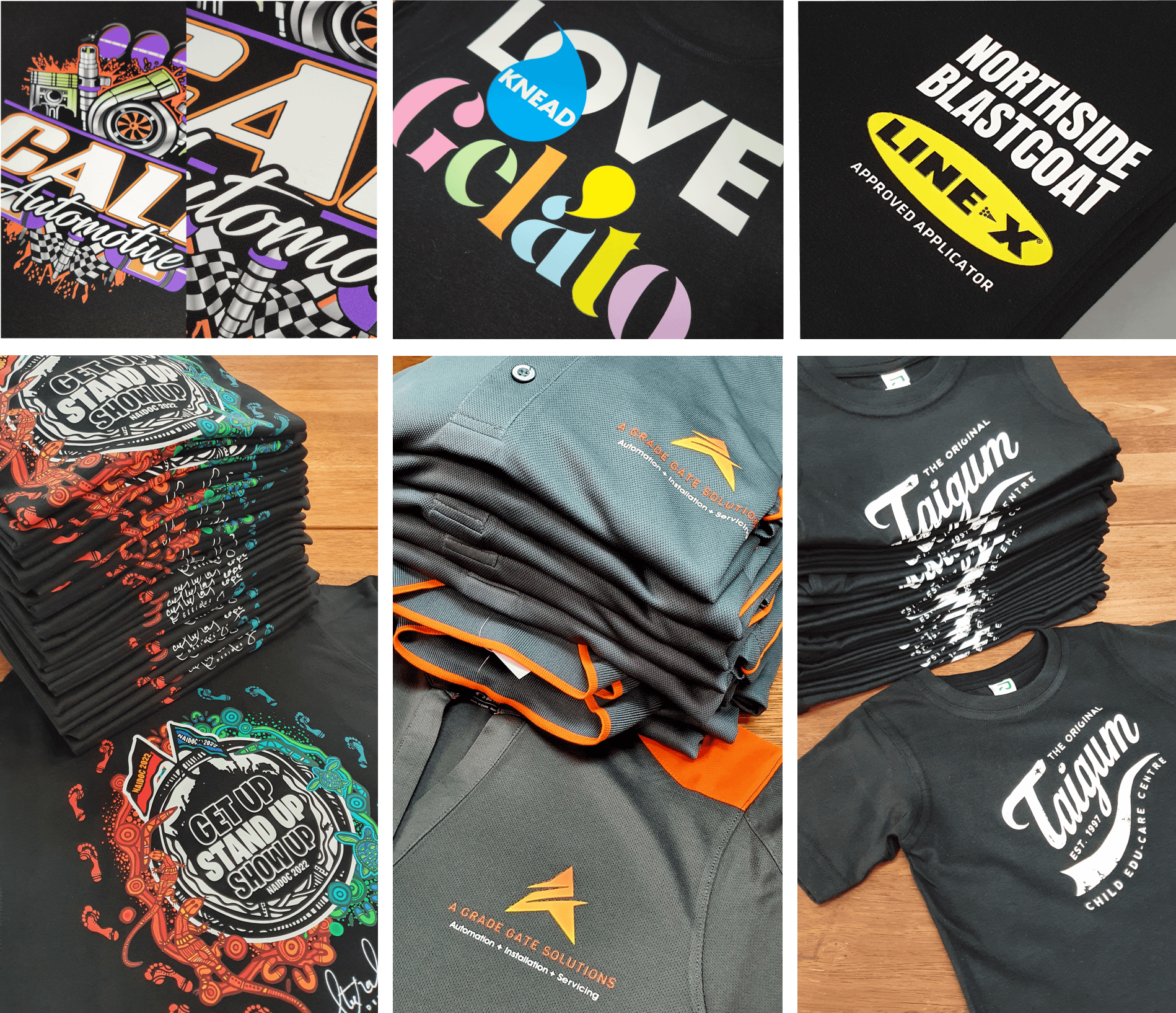 A stock image illustrating wholesale t shirt printing concepts