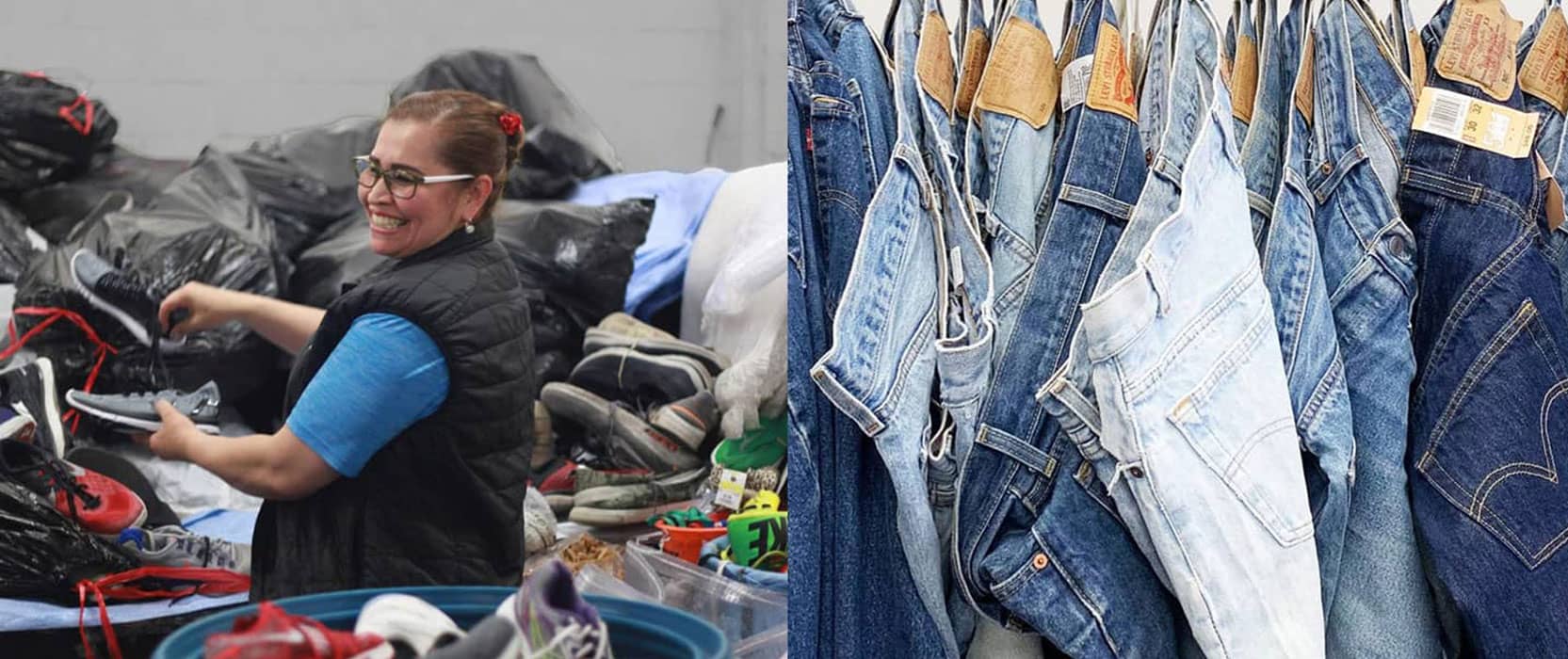 A stock image illustrating wholesale vintage style clothing concepts
