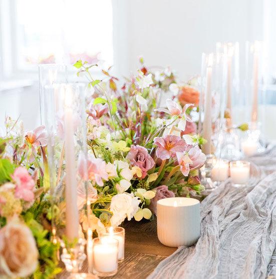 A stock image illustrating wholesale wedding decor concepts