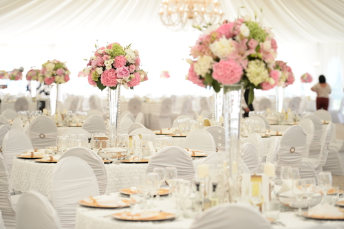 A stock image illustrating wholesale wedding decor concepts