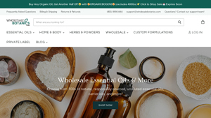 Wholesale Botanics - Frankincense Essential Oil