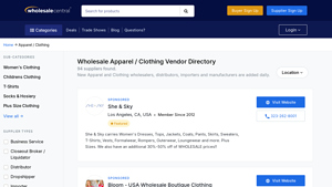 Wholesale Central - Best Wholesale Clothing Suppliers