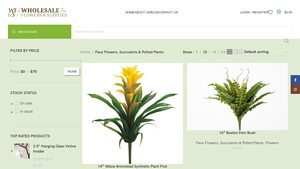 Wholesale Flowers and Supplies - Synthetic Plants and Floral Picks