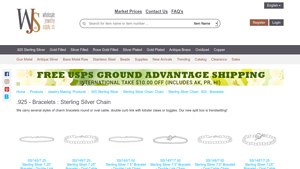 Wholesale Jewelry Supply - Sterling Silver Charm Bracelets