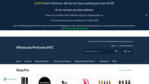 Wholesale Perfumes NYC - Bulk Fragrance Deals
