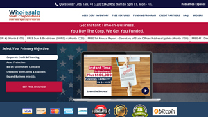 Wholesale Shelf Corporations - Credit-Ready Aged Entities