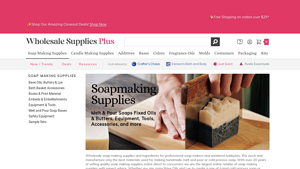 Wholesale Supplies Plus - Soap Making Essentials