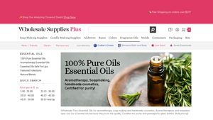 Wholesale Supplies Plus - Essential Oils for Soap & Candles