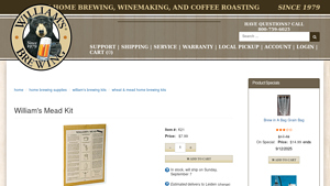 Williams Brewing - Mead Kit