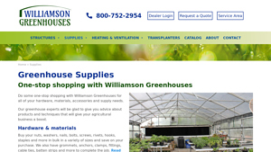 Williamson Greenhouses - Bulk Hardware Materials