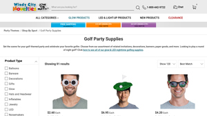 Windy City Novelties - Golf Ball Sunglasses