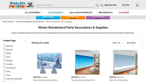 Windy City Novelties - Winter Wonderland Scene Setter