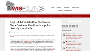 Wispolitics - Wisconsin Supplier Diversity Program