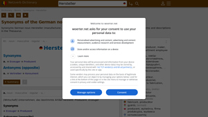 Hersteller - Synonyms & Antonyms