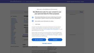 WordReference - Supply Terms and Translations