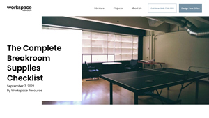 Workspace Resource - Breakroom Essentials