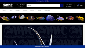 World Wide Corals - Saltwater Fish Selection