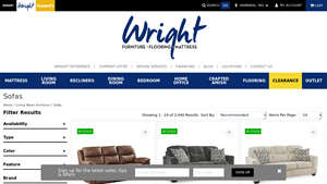 Wright's - Sofas and Flooring