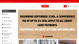 Wurth Wood Group - Key Product Categories