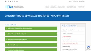My Florida License - Drug Wholesale Distributor Permits