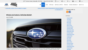 Subaru - Key Vehicles