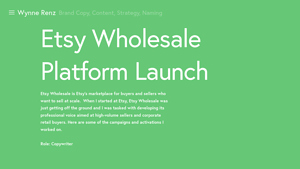 Etsy Wholesale - Marketplace for High-Volume Sellers