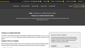 Yates Industries - Hydraulic Cylinders