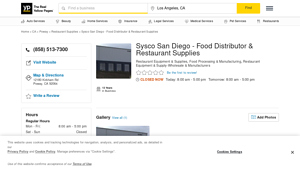 Sysco San Diego - Food Distribution Services