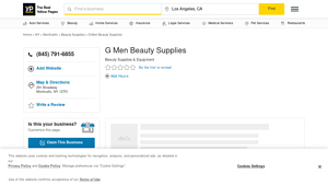 G Men Beauty Supplies - Beauty Supplies and Equipment