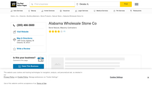 Alabama Wholesale Stone Company - Natural Stone Products