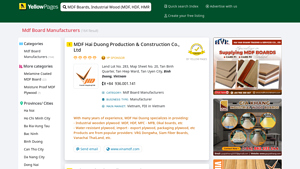 MDF Hai Duong - MDF Boards