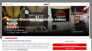 Maxon Shooters Supplies - Indoor Range & Training