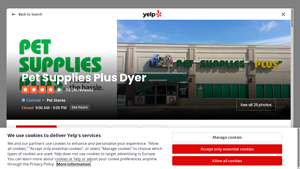 Yelp - Pet Services & Products