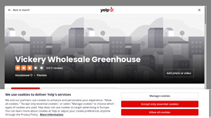 Vickery Wholesale Greenhouse - Wholesale Flowers and Gardening Supplies
