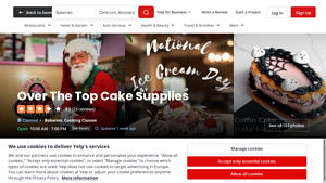 Over The Top Cake Supplies - Baking Essentials