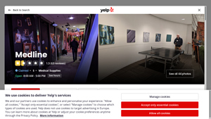Yelp - Medical Supplies Directory
